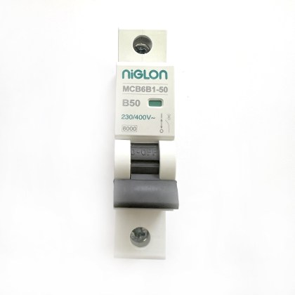 Niglon Protego MCB6B1-50 B50 50A 50 Amp MCB Circuit Breaker Type B